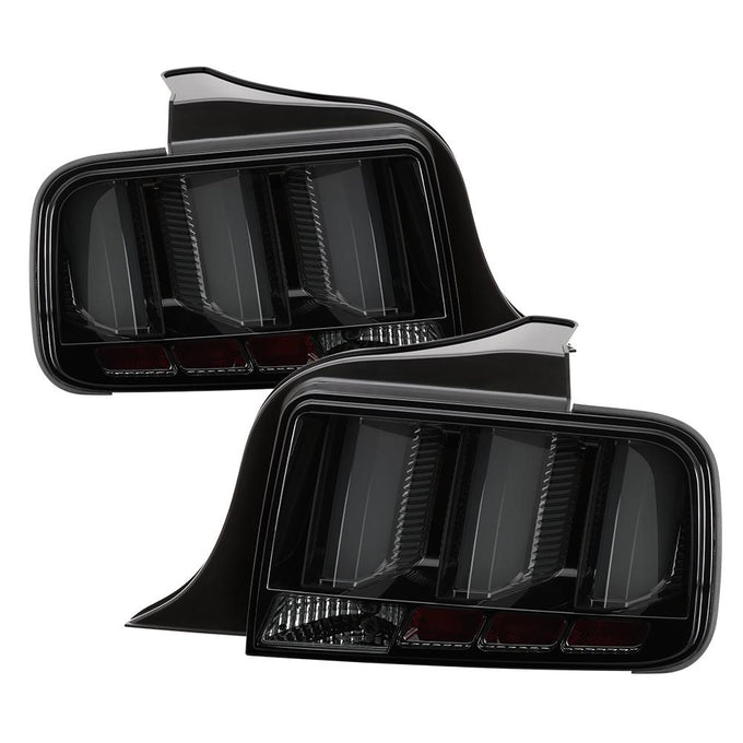 Smoke LED Tail Lights <br>05-09 Ford Mustang