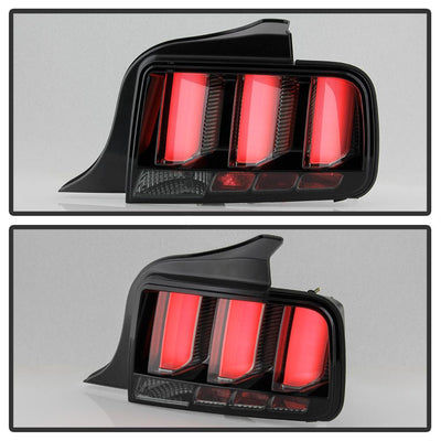 Smoke LED Tail Lights <br>05-09 Ford Mustang