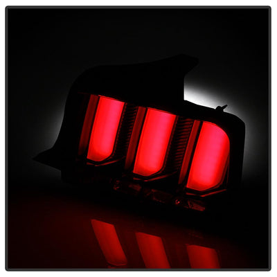 Black LED Tail Lights <br>05-09 Ford Mustang