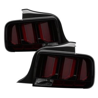 Smoke LED Tail Lights <br>05-09 Ford Mustang