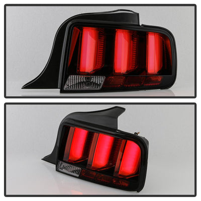 Smoke LED Tail Lights <br>05-09 Ford Mustang