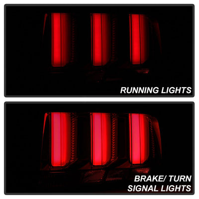 Smoke LED Tail Lights <br>05-09 Ford Mustang