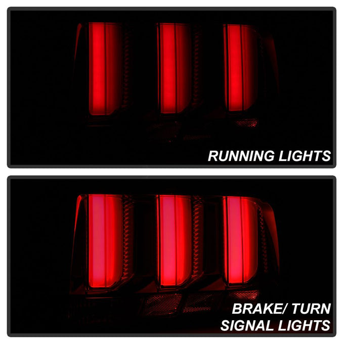 Smoke LED Tail Lights <br>05-09 Ford Mustang