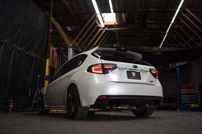 Black LED Tail Lights <br>08-11 Subaru Impreza 12-14 Subaru WRX