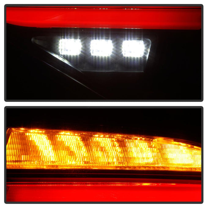 Black LED Tail Lights <br>08-11 Subaru Impreza 12-14 Subaru WRX