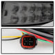 Black Smoke LED Tail Lights <br>08-11 Subaru Impreza 12-14 Subaru WRX