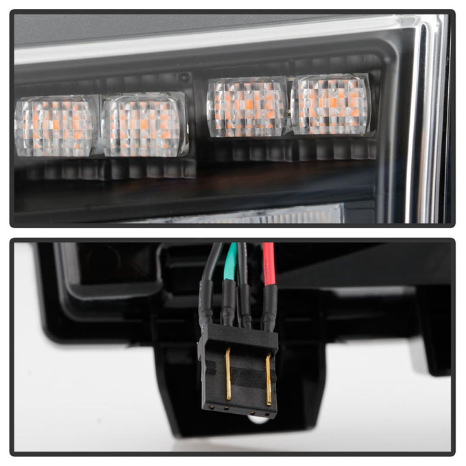Sequential Signal Black Full LED Front Bumper Lights <br>18-21 Jeep Wrangler 20-21 Jeep Gladiator