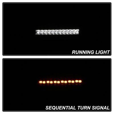 Sequential Signal Black Full LED Front Bumper Lights <br>18-21 Jeep Wrangler 20-21 Jeep Gladiator