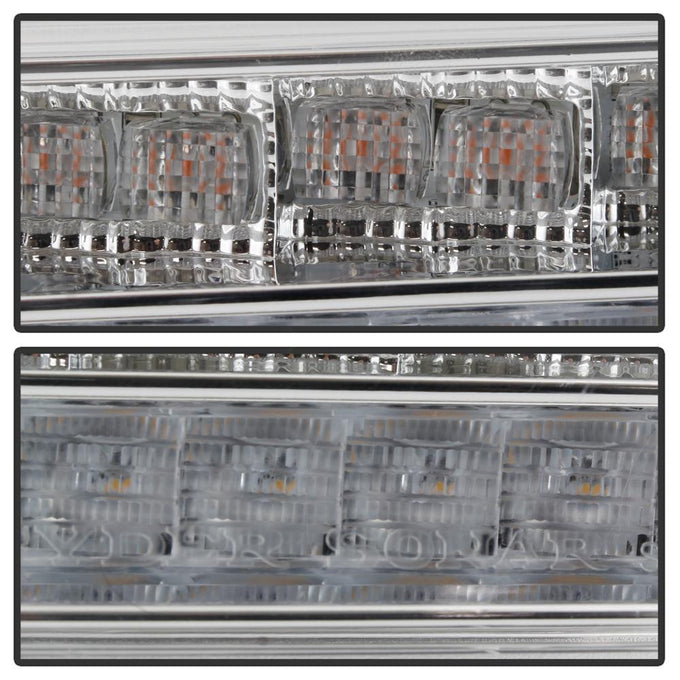 Sequential Signal Chrome Full LED Front Bumper Lights <br>18-21 Jeep Wrangler 20-21 Jeep Gladiator
