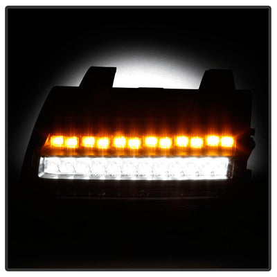 Sequential Signal Black Full LED Front Bumper Lights <br>18-21 Jeep Wrangler 20-21 Jeep Gladiator
