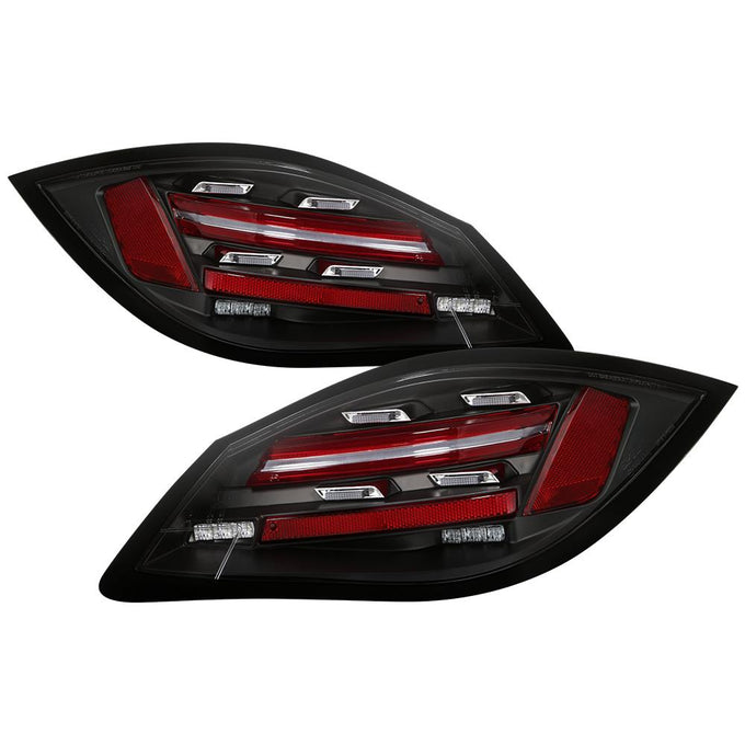 Black LED Tail Lights <br>09-12 Porsche Boxster Cayman