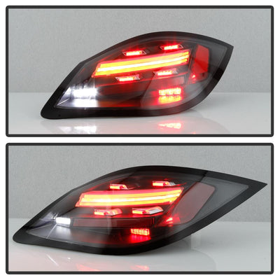 Black LED Tail Lights <br>09-12 Porsche Boxster Cayman
