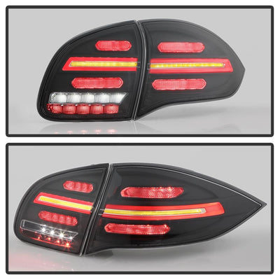 Black LED Tail Lights <br>11-14 Porsche Cayenne