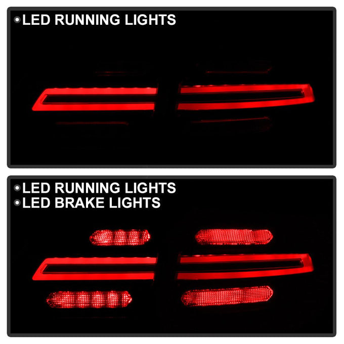Black LED Tail Lights <br>11-14 Porsche Cayenne