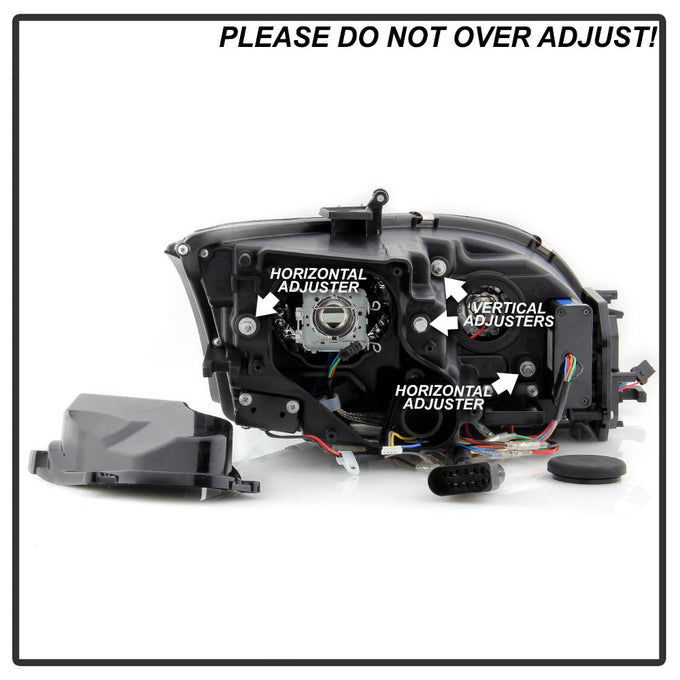 Sequential Turn Signal Black Projector Headlights <br>08-11 Audi TT TT Quattro 11 Audi TT RS Quattro
