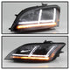 Sequential Turn Signal Black Projector Headlights <br>08-11 Audi TT TT Quattro 11 Audi TT RS Quattro