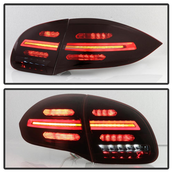 Red Smoke LED Tail Lights <br>11-14 Porsche Cayenne