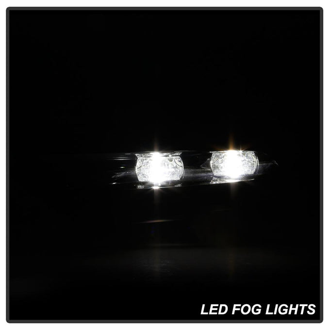 Clear OEM Style Full LED Fog Lights W/Universal Switch <br>15-19 Chrysler 300