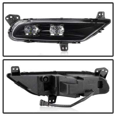 Right w/o Switch OEM Style Full LED Fog Lights <br>15-19 Chrysler 300
