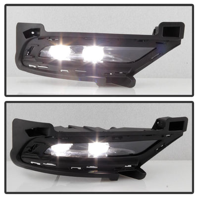Right w/o Switch OEM Style Full LED Fog Lights <br>15-19 Chrysler 300
