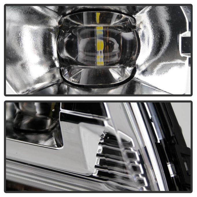 Clear OEM Style Full LED Fog Light w/Universal Switch <br>19-20 Chevrolet Silverado 1500