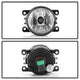 Clear OEM Style Halogen Fog Lights W/Universal Switch <br>19-22 Ram 1500