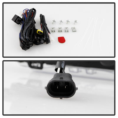 Clear OEM Style Full LED Fog Light w/Universal Switch <br>19-22 GMC Sierra 1500
