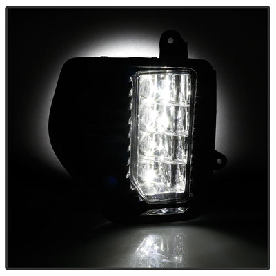 Clear OEM Style Full LED Fog Light w/Universal Switch <br>19-22 GMC Sierra 1500