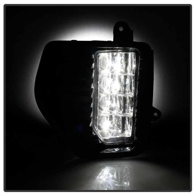 Clear OEM Style Full LED Fog Light w/Universal Switch <br>19-22 GMC Sierra 1500