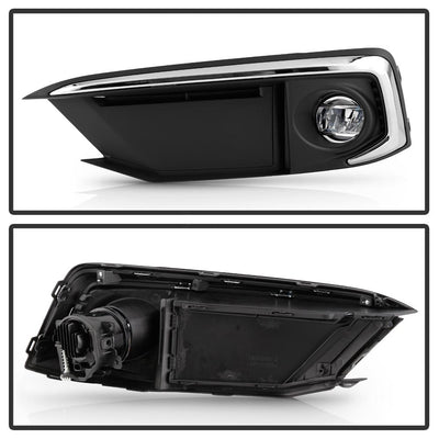 Clear OEM LED Fog Light W/OEM Fit Switch <br>19-21 Honda Civic