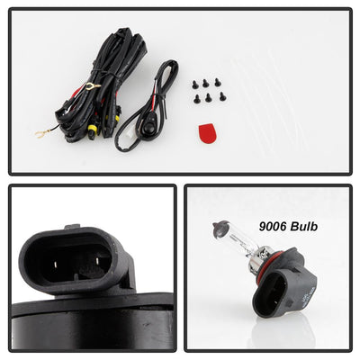 Clear OEM Style Fog Light w/Universal Switch <br>18-20 Kia Picanto