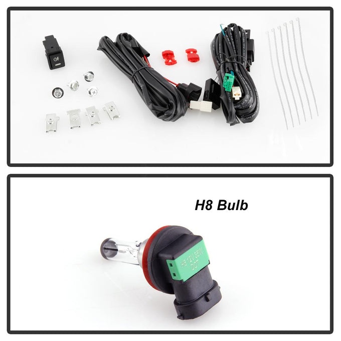 Clear OEM Style Fog Lights W/OEM Fit Switch <br>18-20 Nissan Kicks