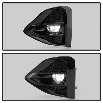 Clear OEM Style Full LED Fog Lights w/OEM Fit Switch <br>19-21 Nissan Maxima