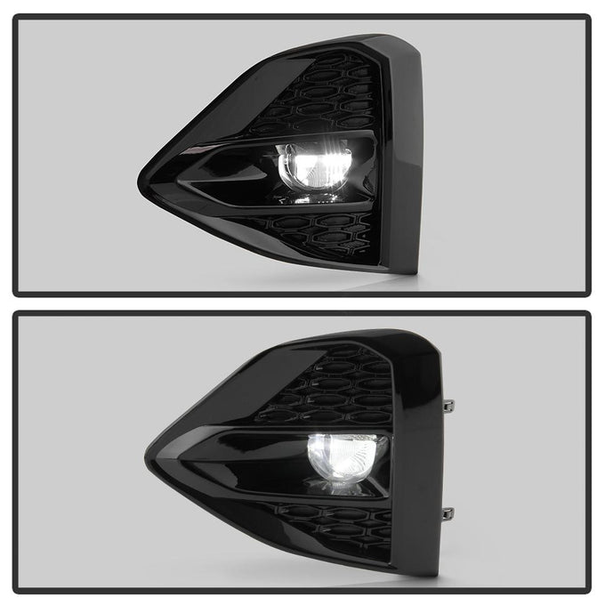 Clear OEM Style Full LED Fog Lights w/OEM Fit Switch <br>19-21 Nissan Maxima