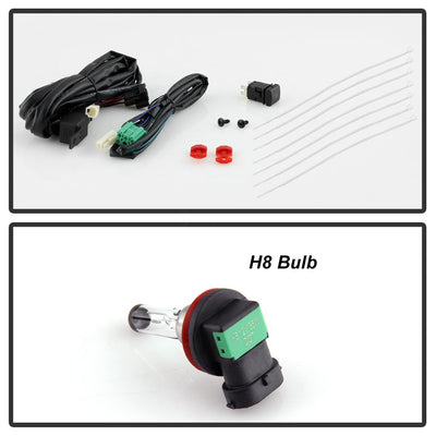 Clear OEM Style Fog Lights w/OEM Fit Switch <br>19-22 Toyota RAV4 21 Toyota RAV4 Prime