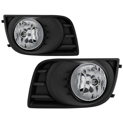 Clear OEM Style Fog Lights w/OEM Fit Switch <br>08-16 Toyota Sequoia