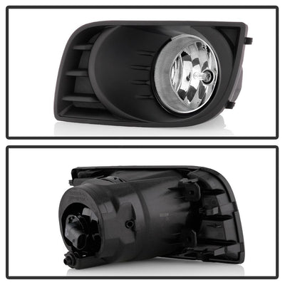 Clear OEM Style Fog Lights w/OEM Fit Switch <br>08-16 Toyota Sequoia