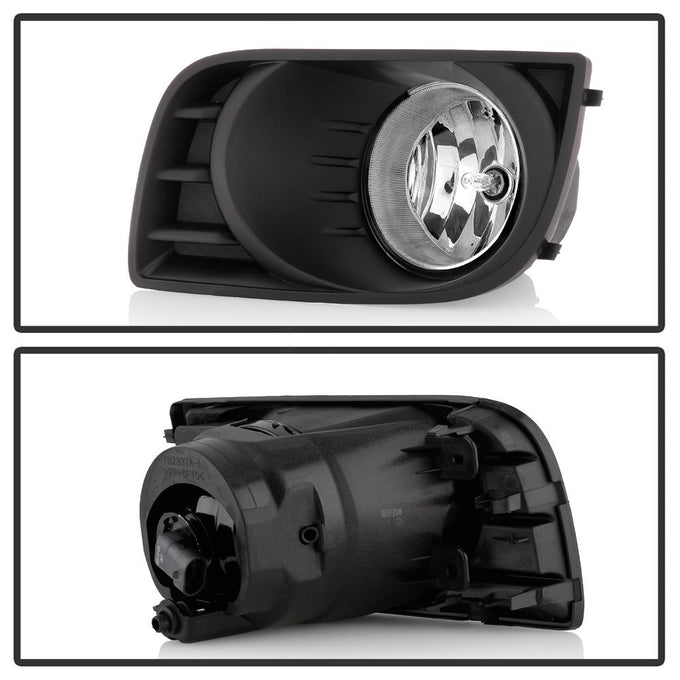 Clear OEM Style Fog Lights w/OEM Fit Switch <br>08-16 Toyota Sequoia