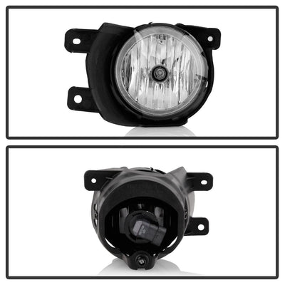 Clear OEM Style Fog Lights w/OEM Fit Switch <br>08-16 Toyota Sequoia