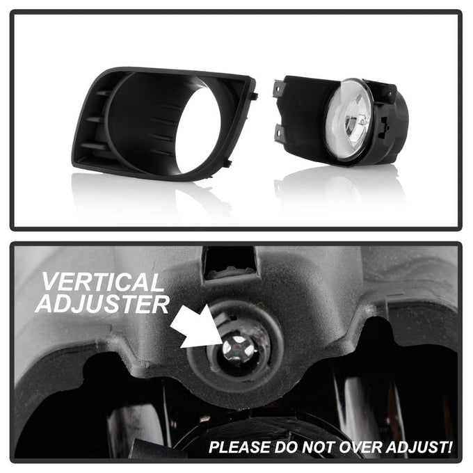 Clear OEM Style Fog Lights w/OEM Fit Switch <br>08-16 Toyota Sequoia