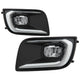 Clear OEM Style LED Fog Lights w/OEM Fit Switch <br>18-20 Toyota Sequoia
