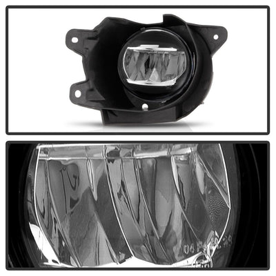 Clear OEM Style LED Fog Lights w/OEM Fit Switch <br>18-20 Toyota Sequoia