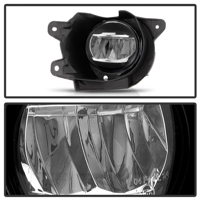 Clear OEM Style LED Fog Lights w/OEM Fit Switch <br>18-20 Toyota Sequoia