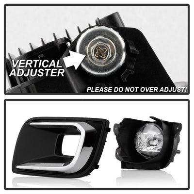 Clear OEM Style LED Fog Lights w/OEM Fit Switch <br>18-20 Toyota Sequoia