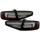 Black LED Tail Lights <br>13-16 Audi A4 A4 Quattro S4 A4 allroad