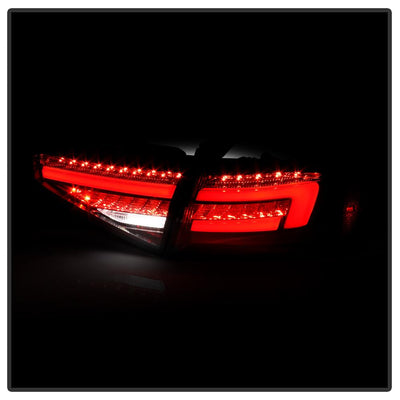 Black LED Tail Lights <br>13-16 Audi A4 A4 Quattro S4 A4 allroad