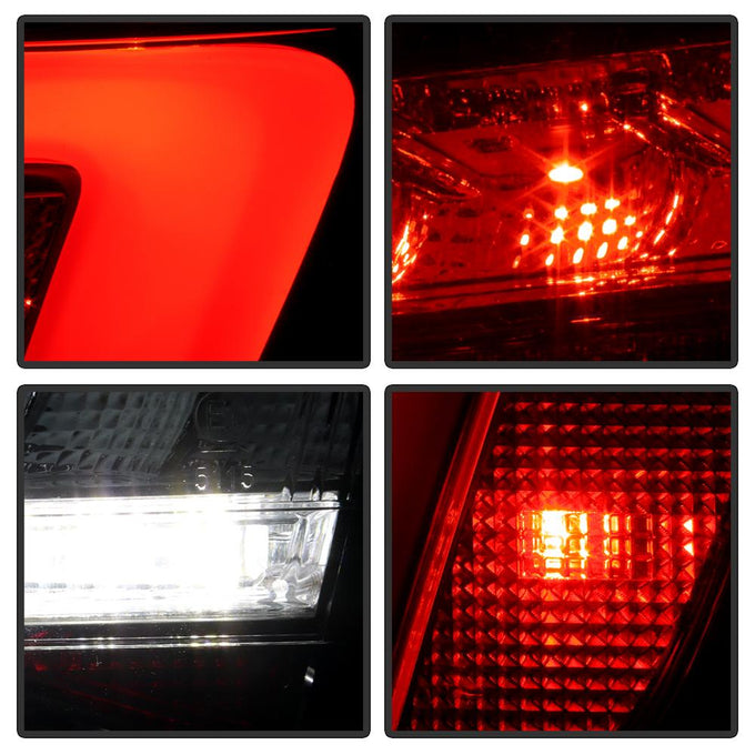 Black LED Tail Lights <br>13-16 Audi A4 A4 Quattro S4 A4 allroad