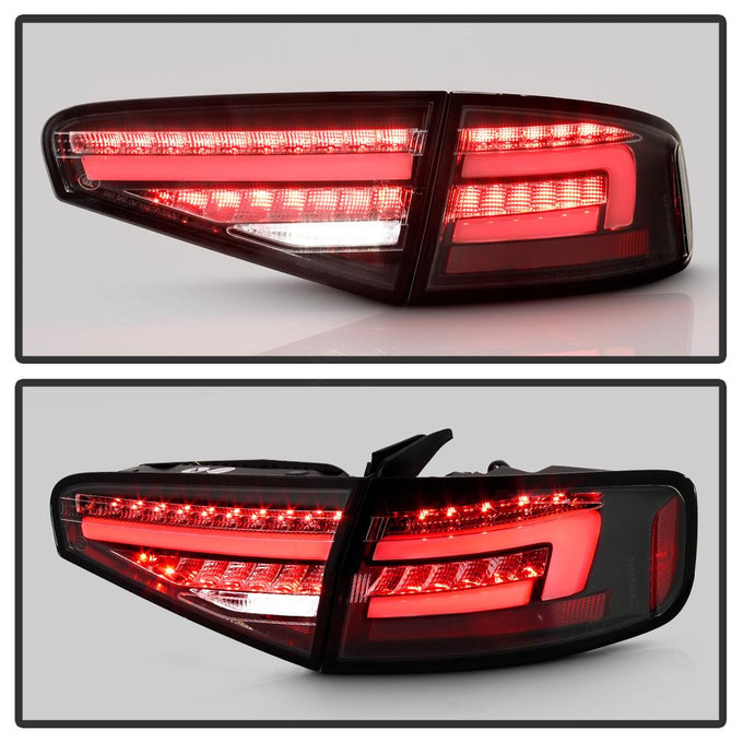Black LED Tail Lights <br>13-16 Audi A4 A4 Quattro S4 A4 allroad