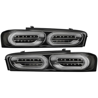 Black LED Tail Lights <br>16-18 Chevrolet Camaro