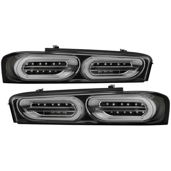 Black LED Tail Lights <br>16-18 Chevrolet Camaro